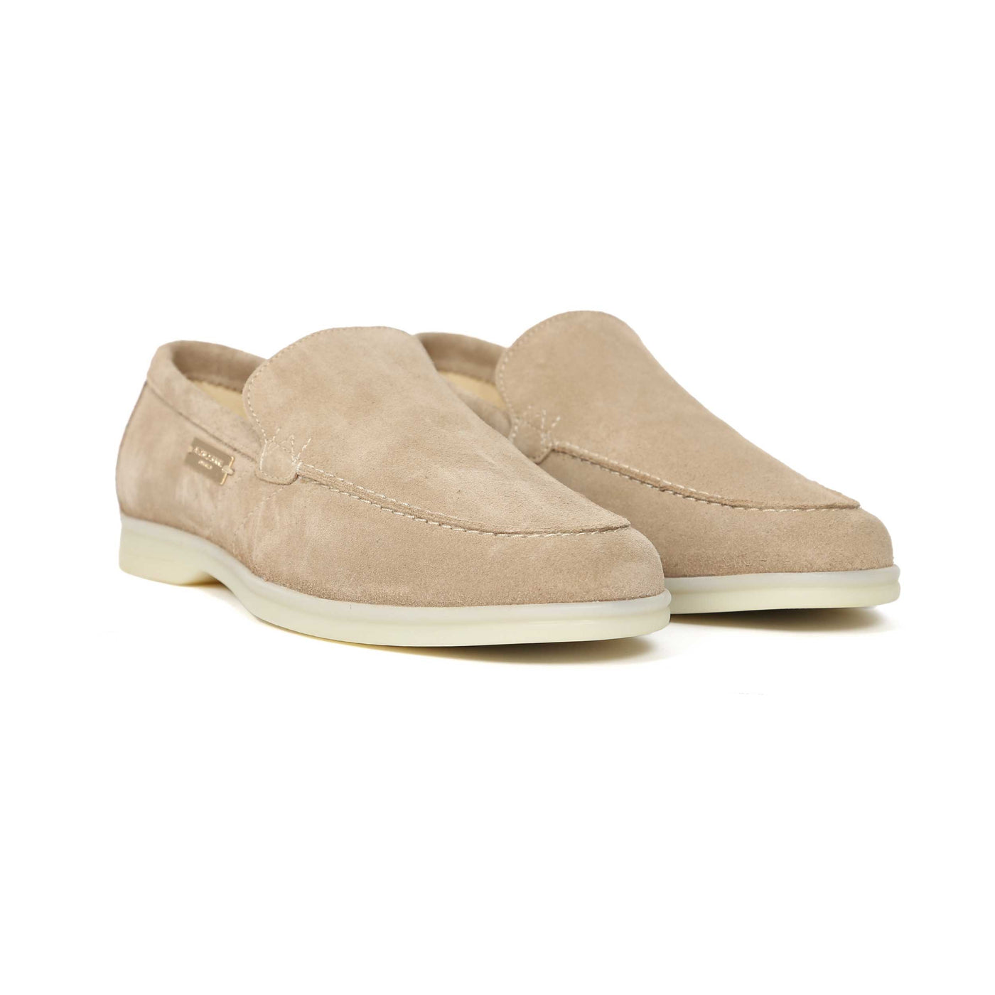 Android Homme Comporta Loafer in Beige Suede Pair