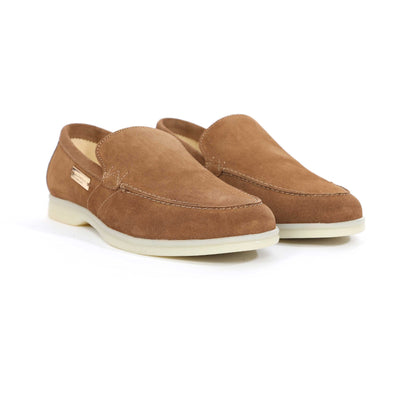 Android Homme Comporta Loafer in Brown Suede Pair