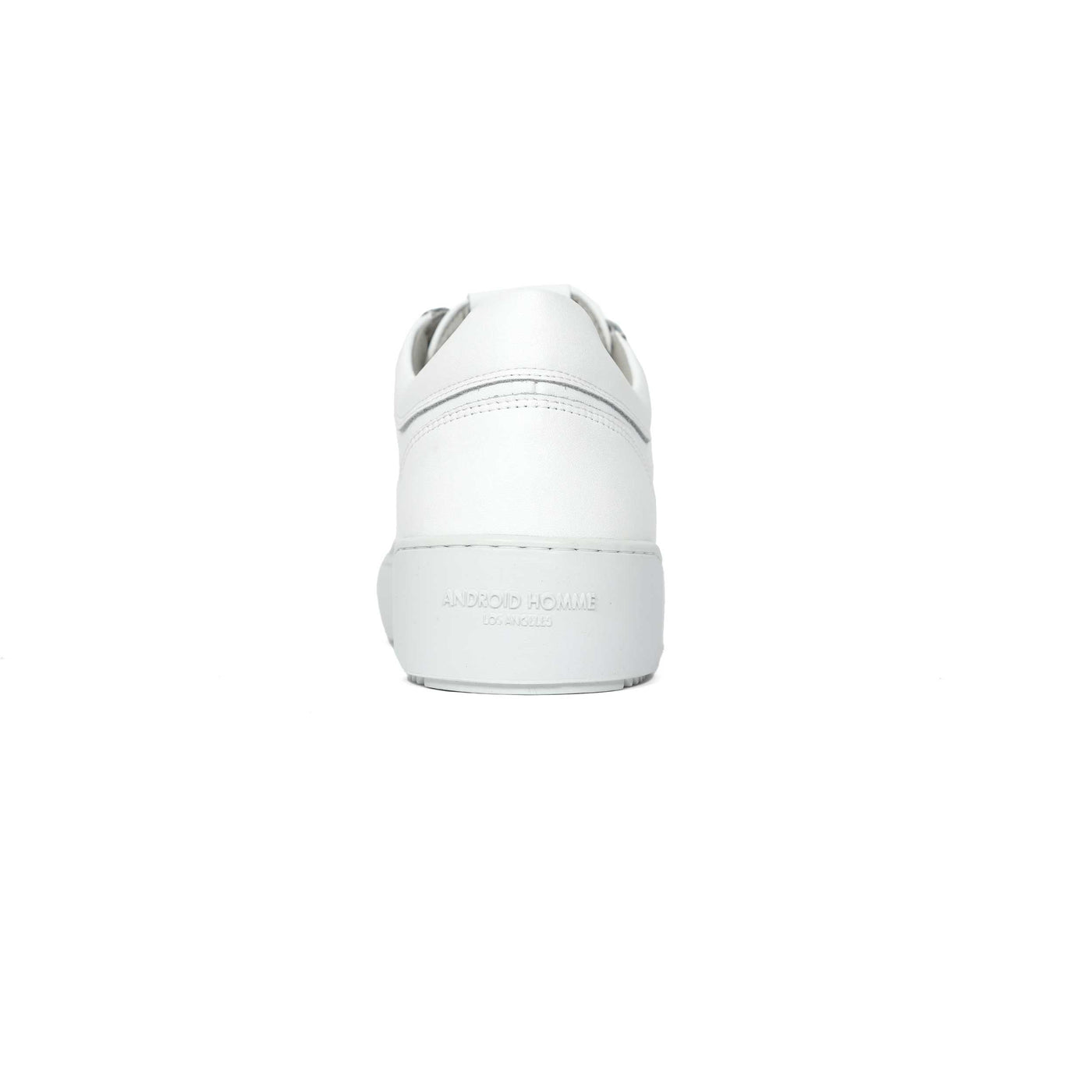 Android Homme Venice Trainer in White Caiman Croc Heel