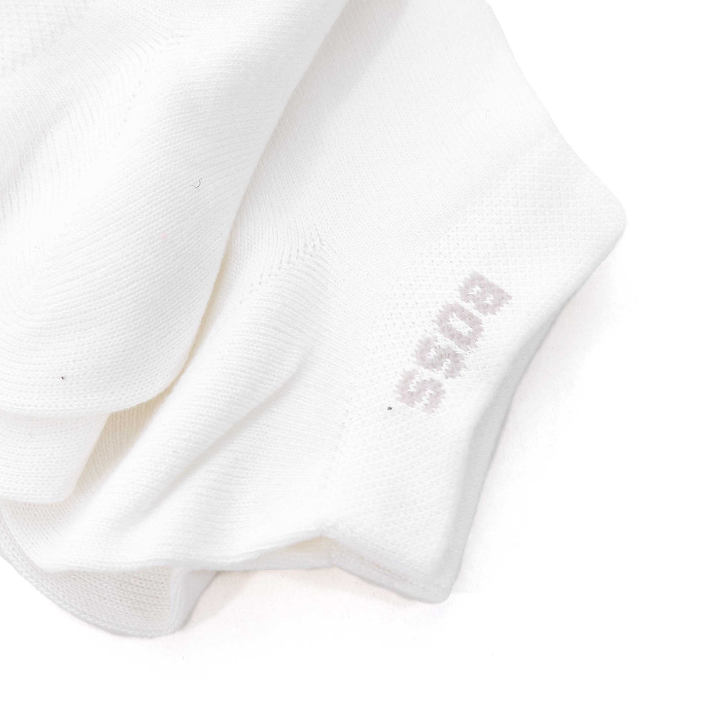 BOSS 2P AS Logo Bamboo Sock in White Logo