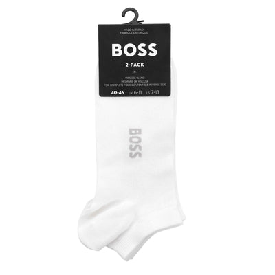 BOSS 2P AS VI Bamboo Sock in White Pack