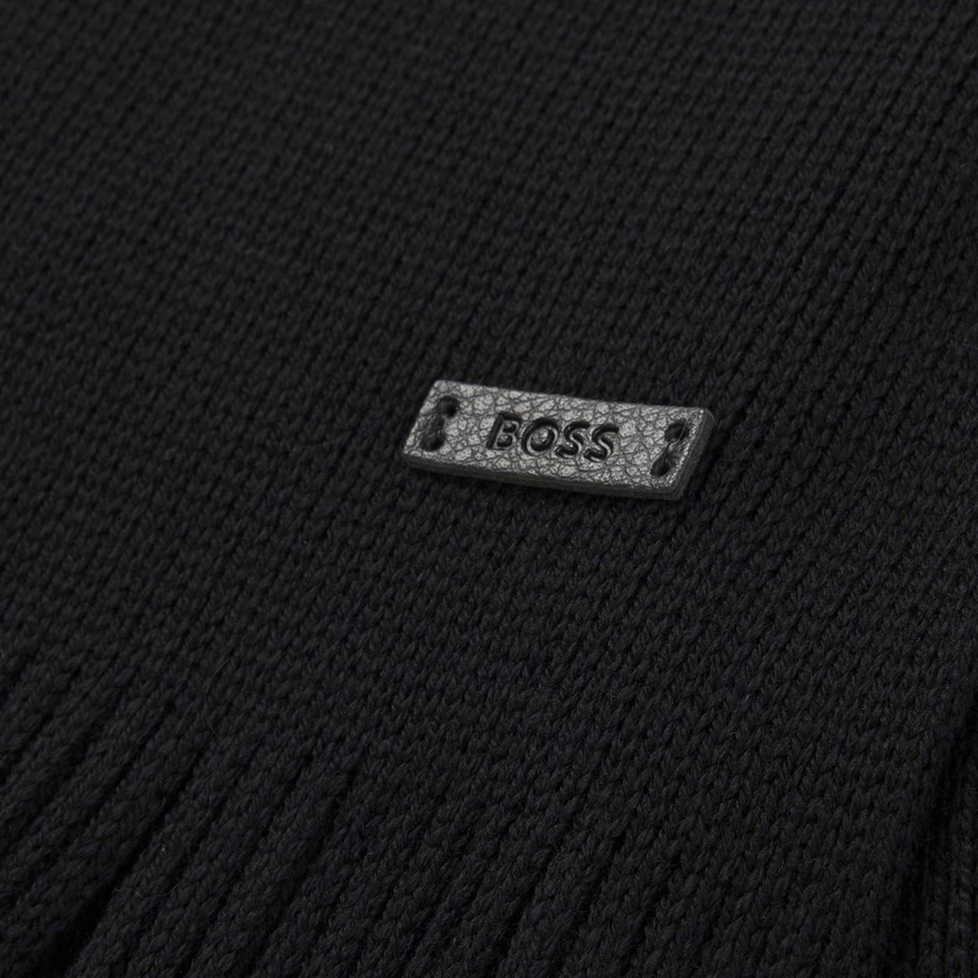 BOSS Albas Scarf in Black Logo
