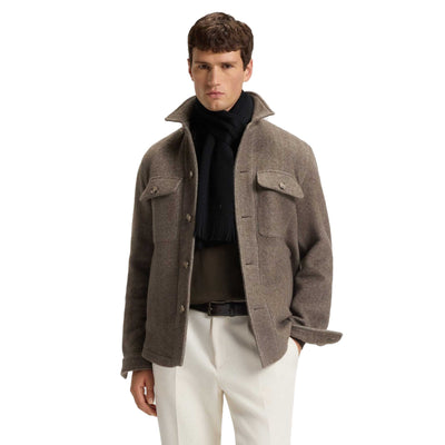 BOSS Albas Scarf in Black Model