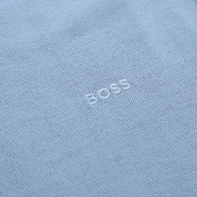 BOSS Avac M Knitwear in Open Blue Logo