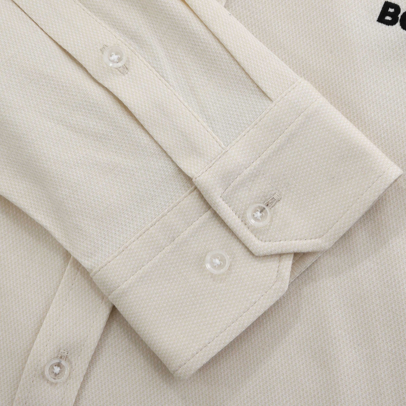 BOSS B Motion L Shirt in Open White cuff