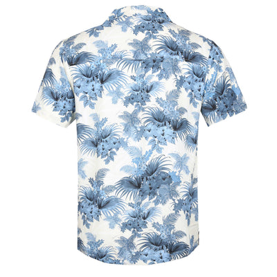 BOSS Beach Shirt in Open Blue Back