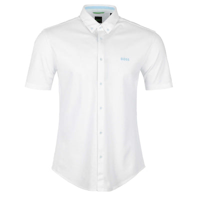 BOSS Biadia R Short Sleeve Shirt in White