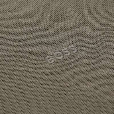 BOSS Bono L Knitwear in Open Brown Logo