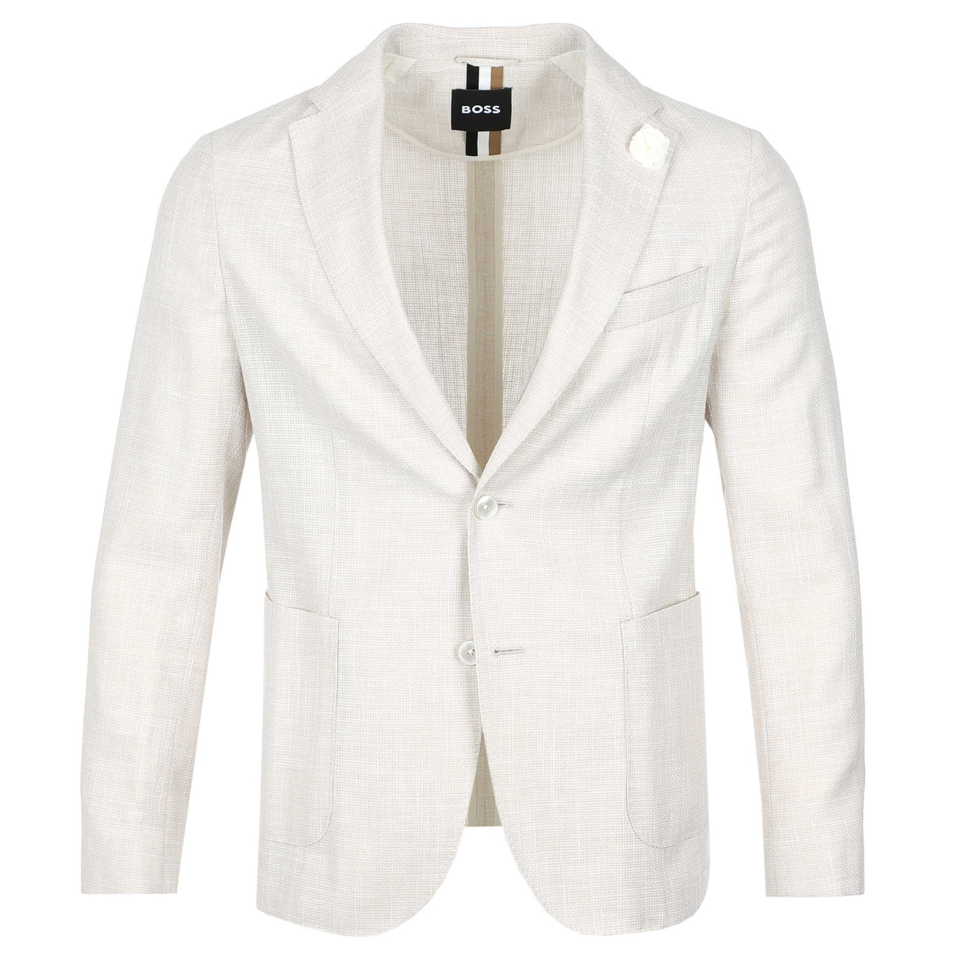 BOSS C Hanry 252 Jacket in Open White