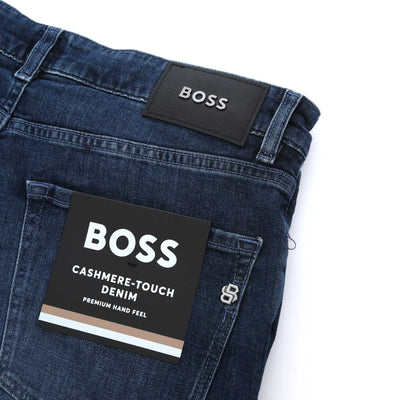 BOSS C Re Maine Jean in Bright Blue Denim Logo