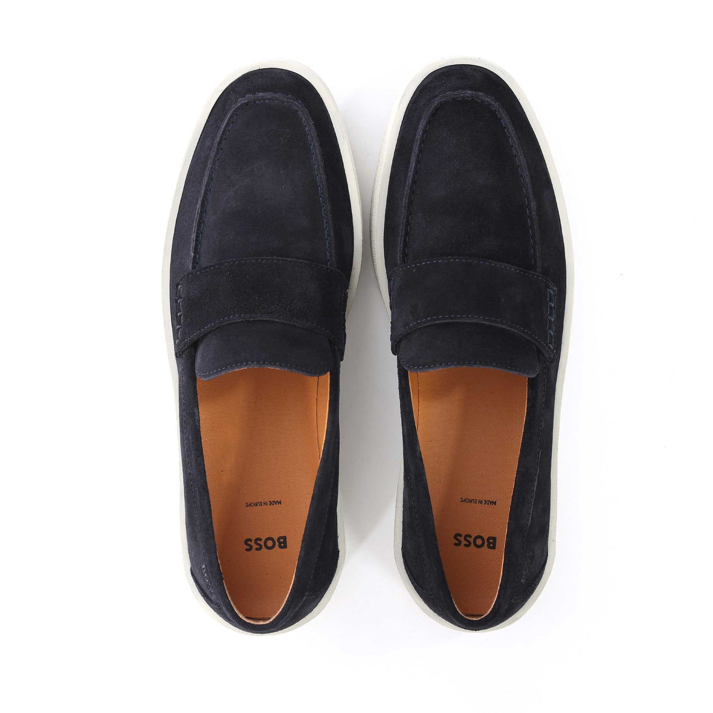 BOSS Clay Loaf sdpe Shoe in Navy Birdseye