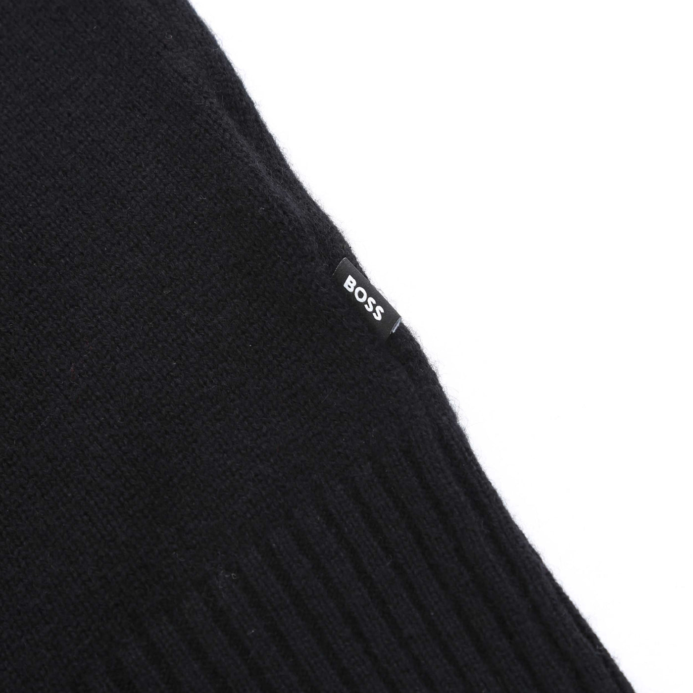 BOSS H Elasso Knitwear in Black Logo Tab