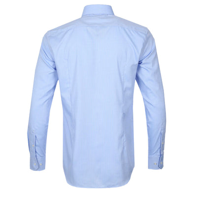 BOSS H Hank spr B1 C1 253 Shirt in Light Pastel Blue Back