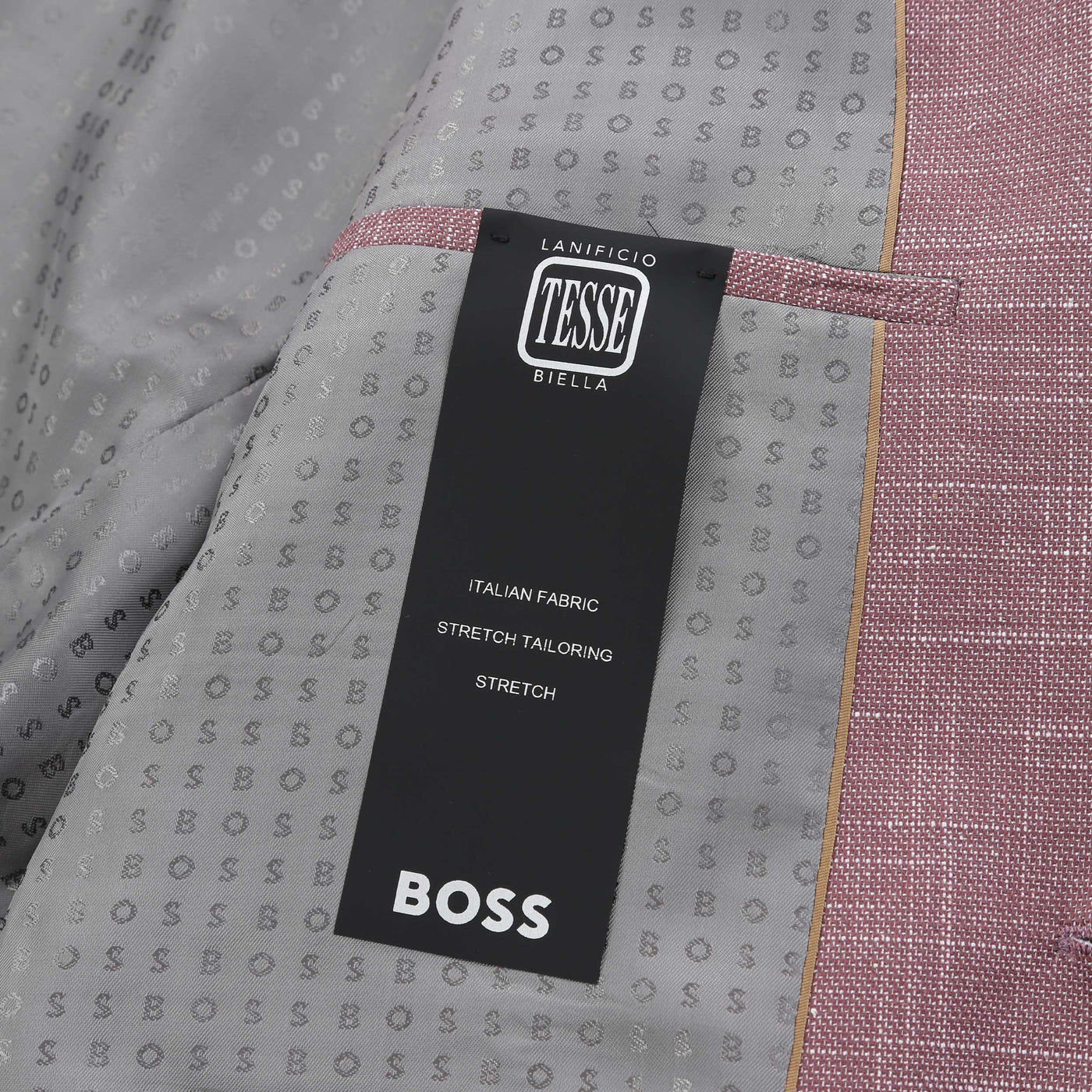 BOSS H Hutson 251 Jacket in Dark Pink Details