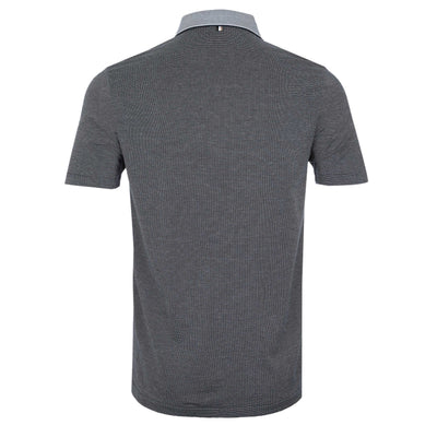 BOSS H Pitton 145 Polo Shirt in Dark Blue Back