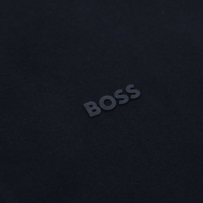 BOSS H Pleins 200 Long Sleeve Polo in Dark Blue Logo