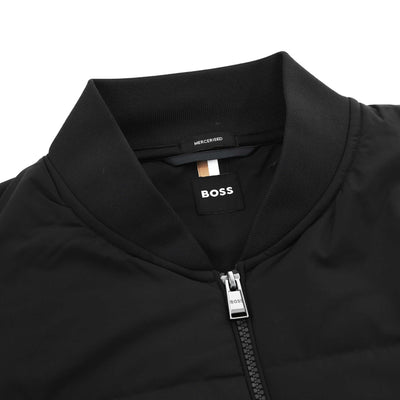 BOSS H Skiles 100 Sweatshirt in Black Collar