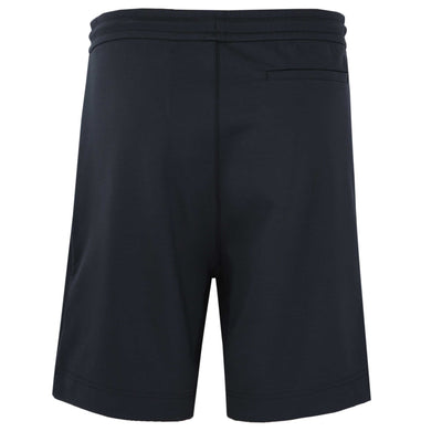BOSS Headlo Rib Sweat Short in Dark Blue Back