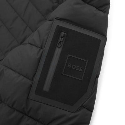 BOSS J Thor 2 Jacket in Black Sleeve Logo