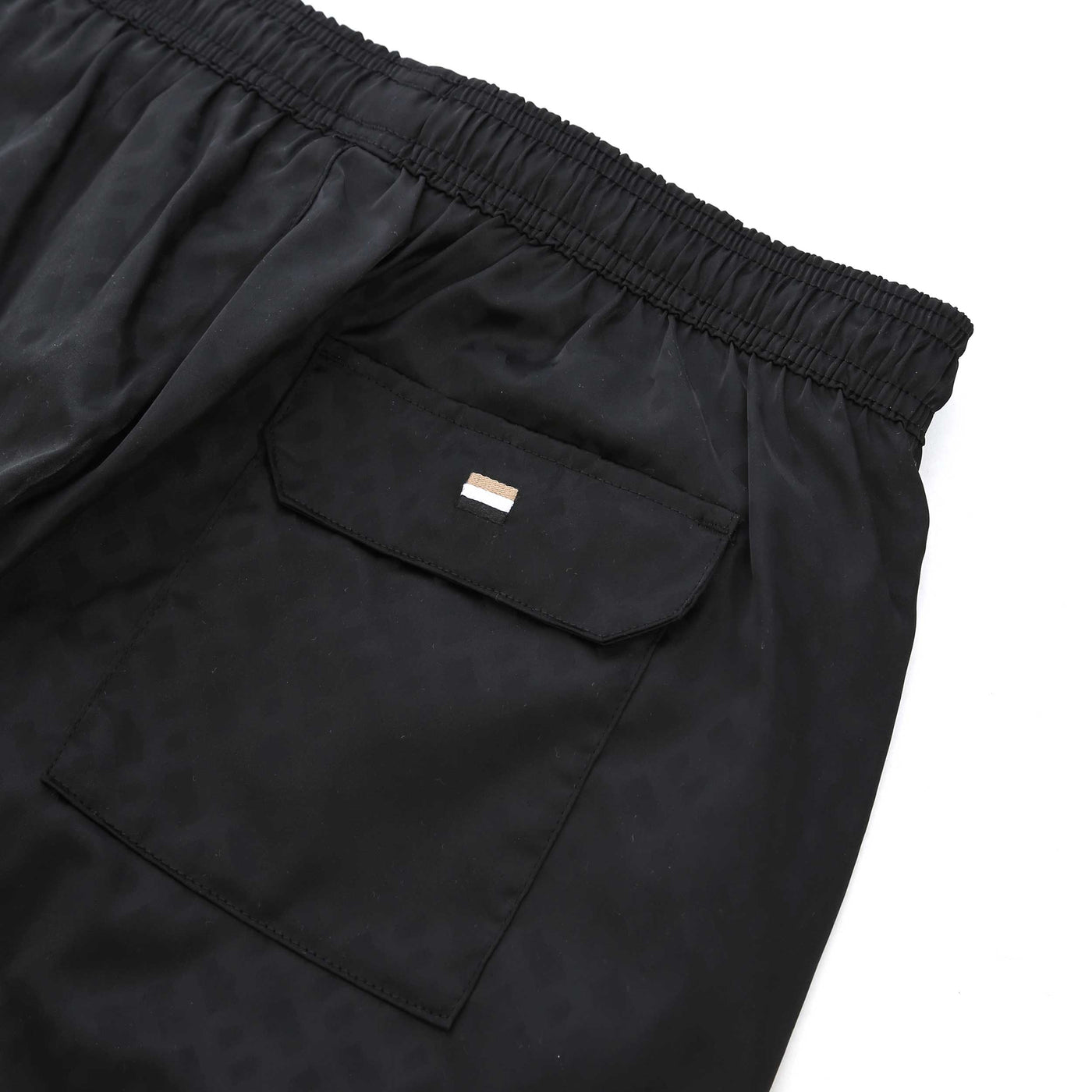 BOSS Jacques Swim Short in Black Rear Pocket