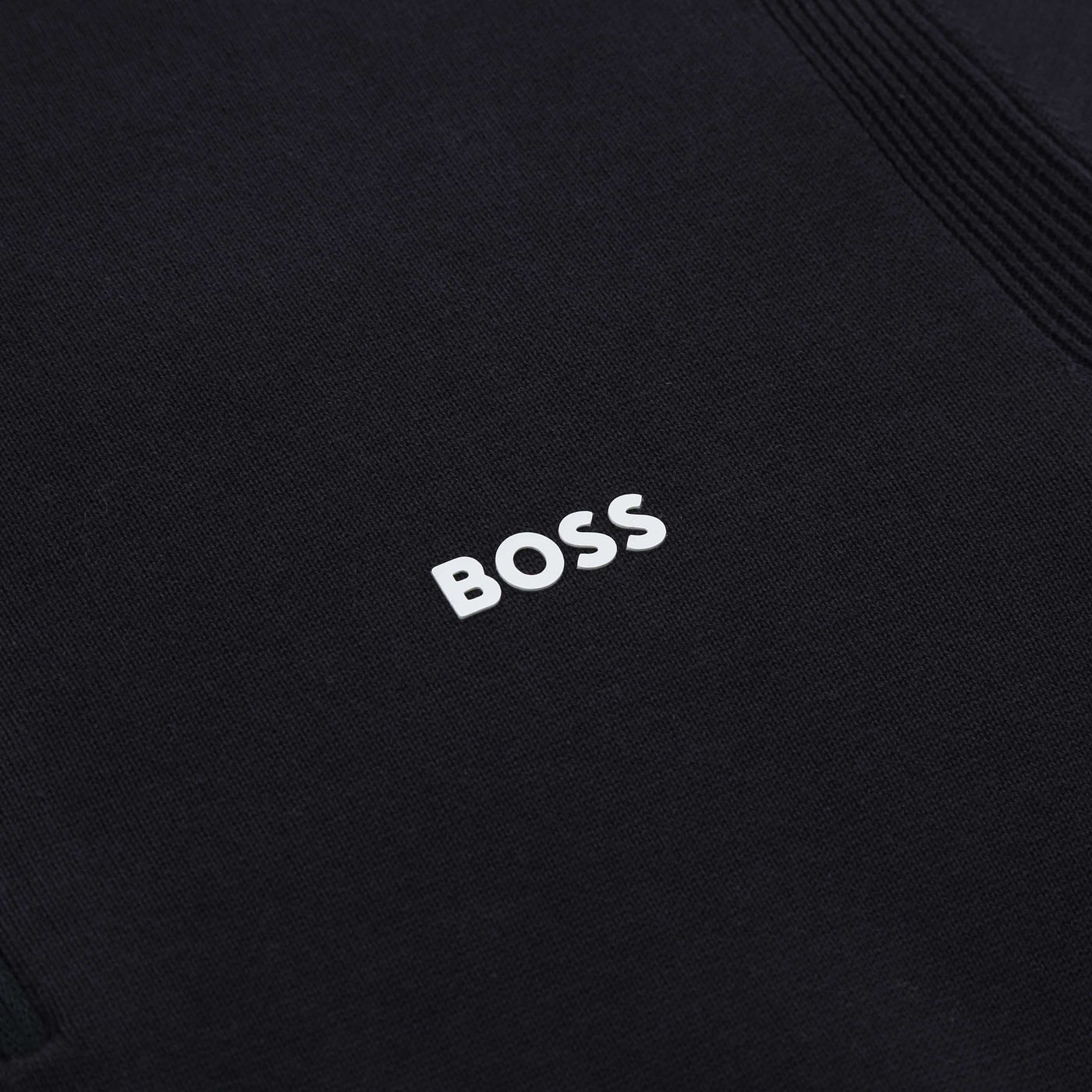 BOSS K_Ever-X_QZ Knitwear in Dark Ink Logo