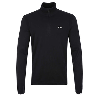 BOSS K_Ever-X_QZ Knitwear in Dark Ink