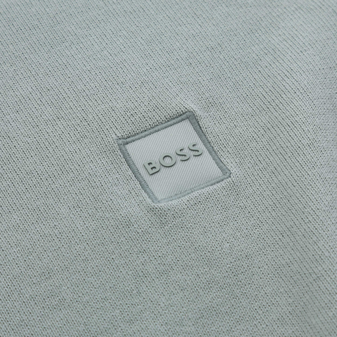BOSS Kanovano S Knitwear in Sage Green Logo