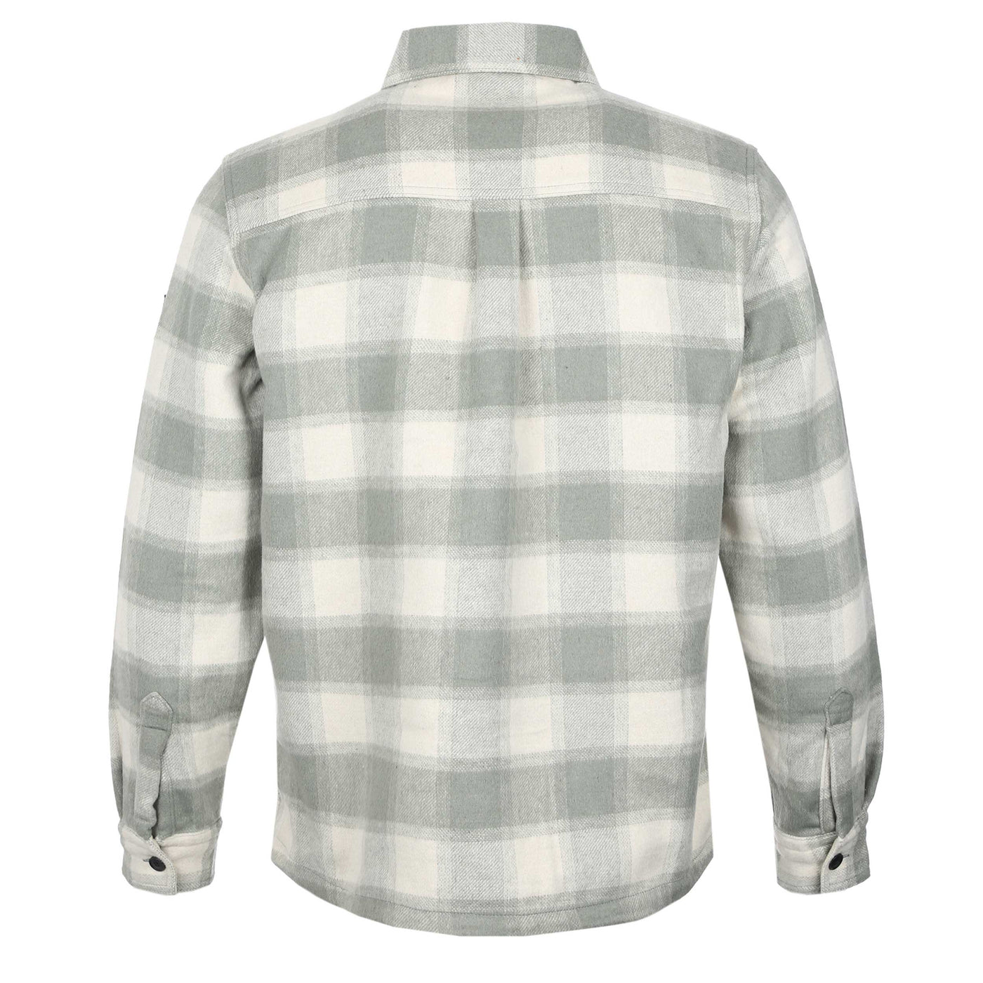 BOSS Lassie M Overshirt in Light Beige Check Back