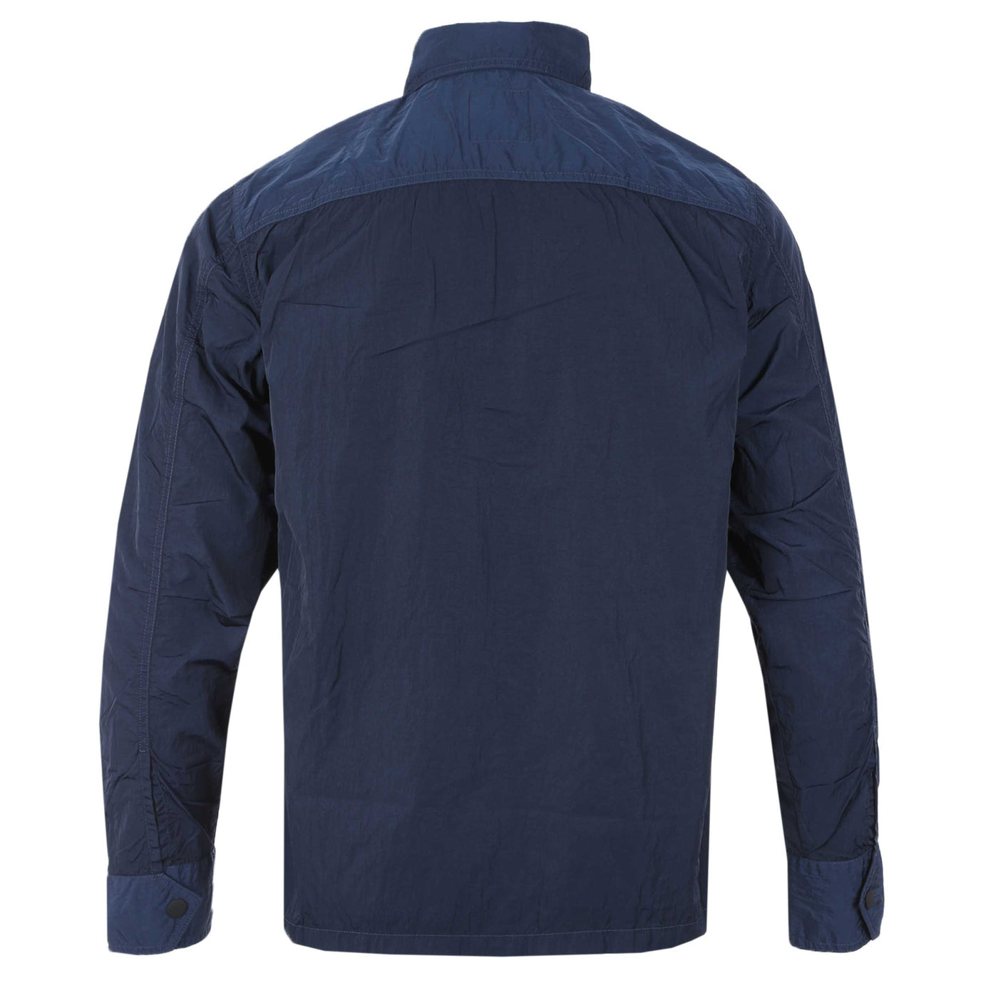 BOSS Leejay M Overshirt in Navy Back