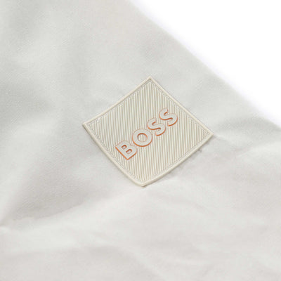 BOSS Lozzy M Overshirt in Beige logo