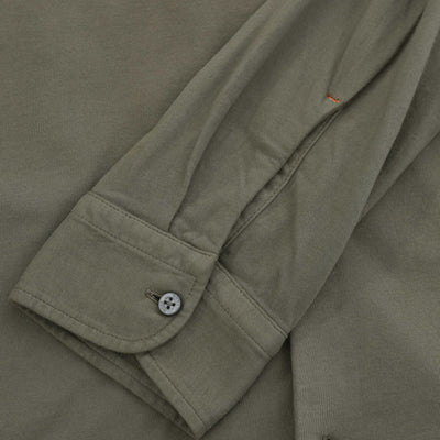 BOSS Myjersey M Shirt in Khaki Sleeve