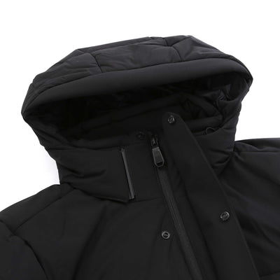 BOSS OW Block X Parka Jacket in Black Hood