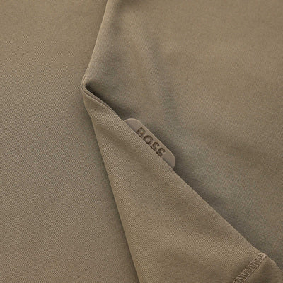 BOSS P Paino 152 Polo Shirt in Open Brown Logo Tab