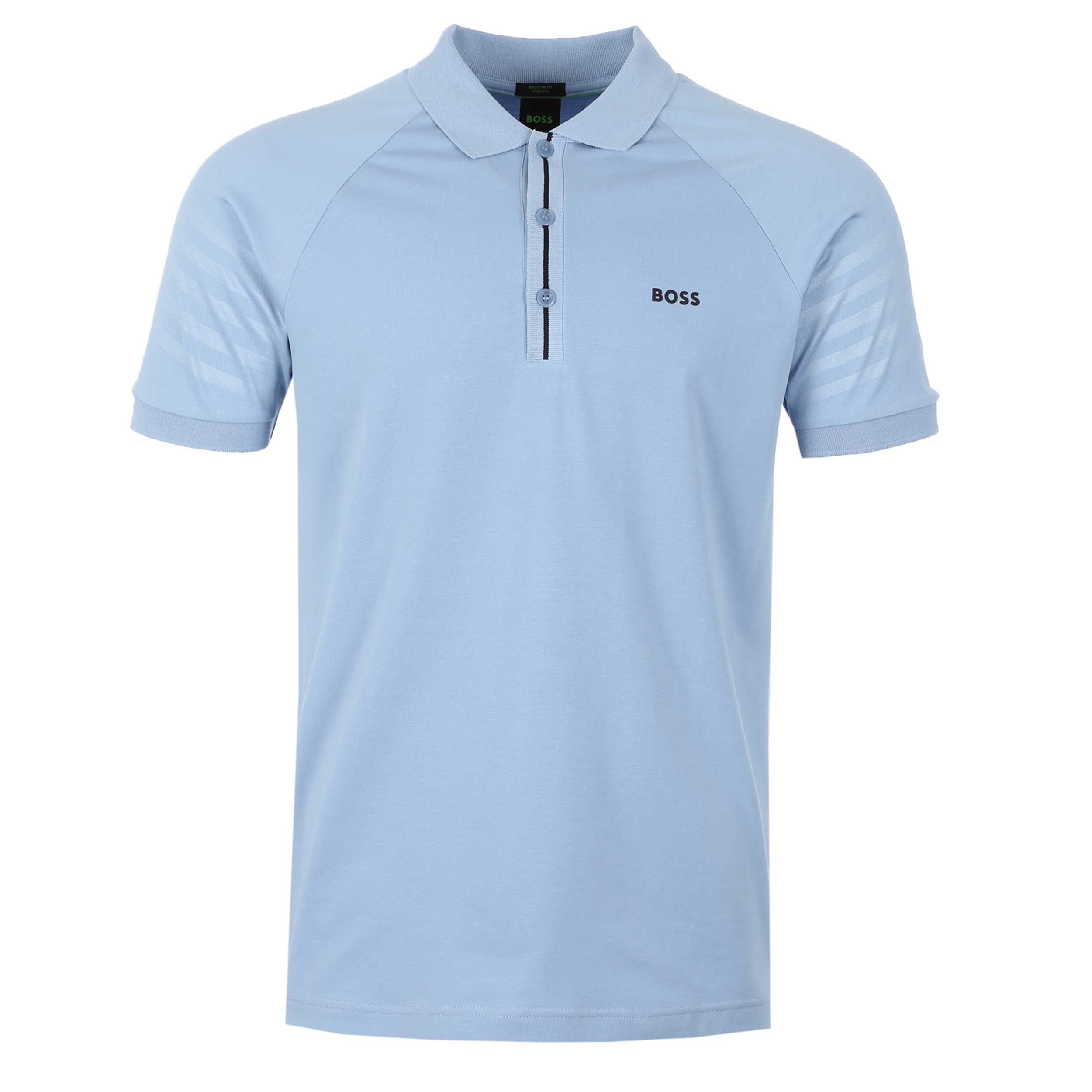 BOSS Paddy 2 Polo Shirt in Sky Blue