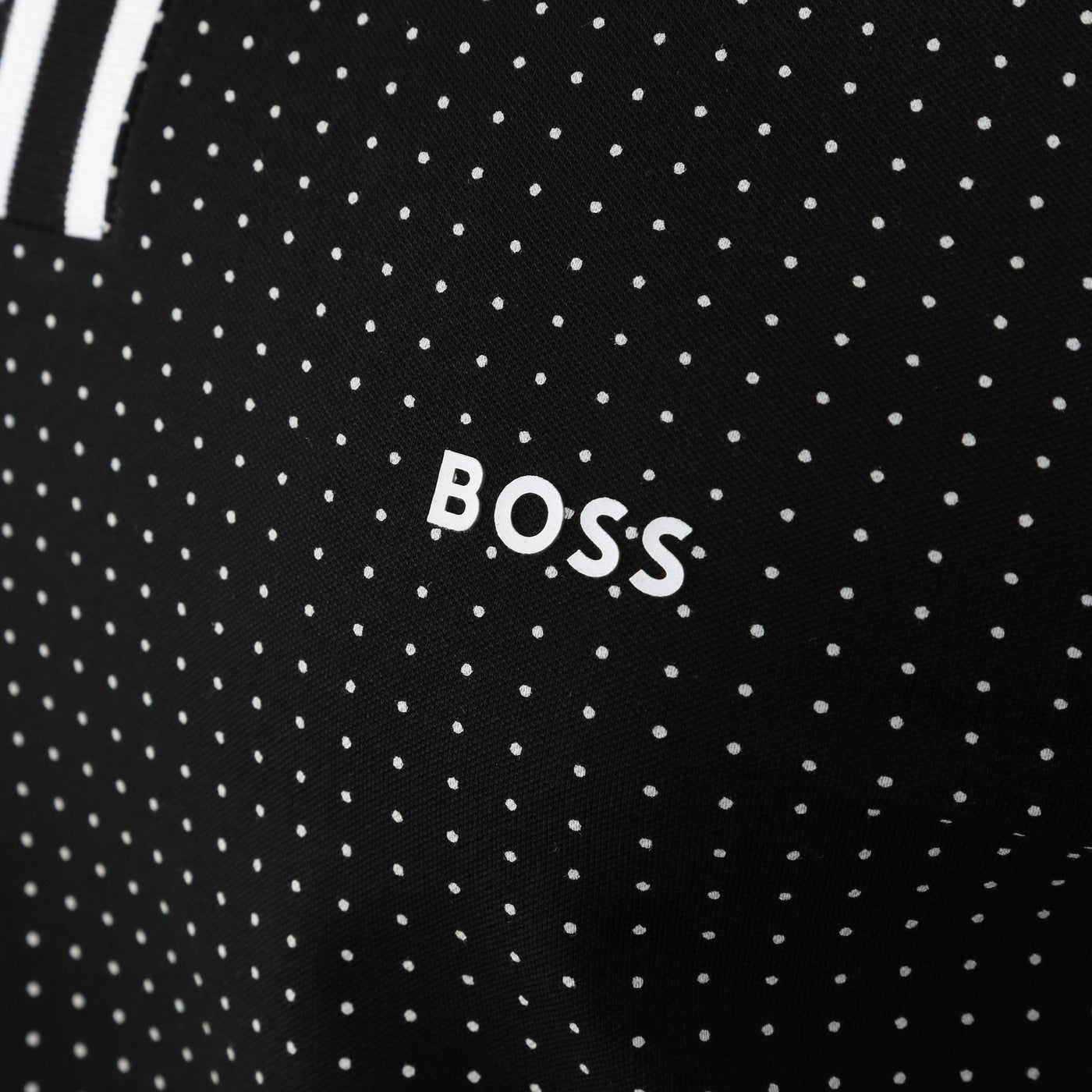 BOSS Paddy 5 Polo Shirt in Black Logo