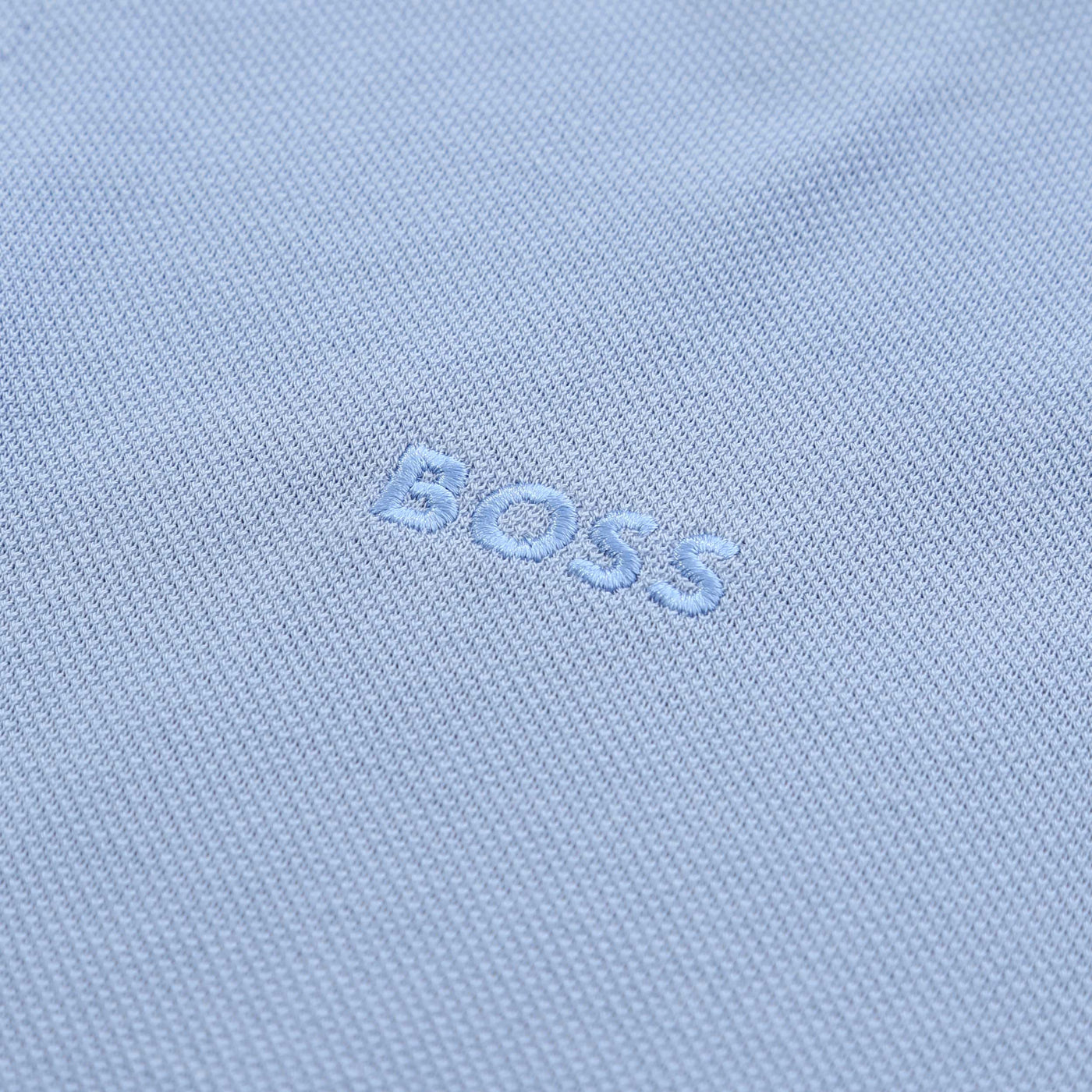 BOSS Paddy 8 Polo Shirt in Sky Blue Logo