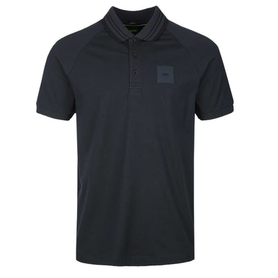 BOSS Paddy Rib Polo Shirt in Dark Blue