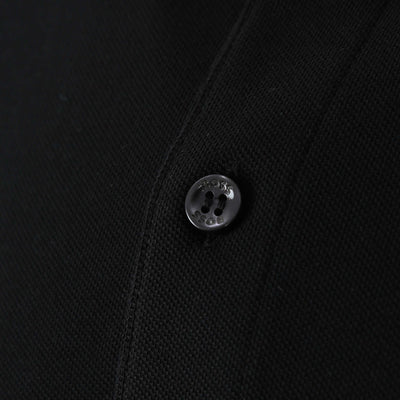 BOSS Parlay 177 Polo Shirt in Black Button