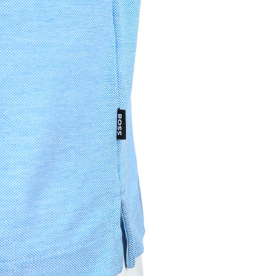 BOSS Parlay 183 Polo Shirt in Bright Blue Logo Tab