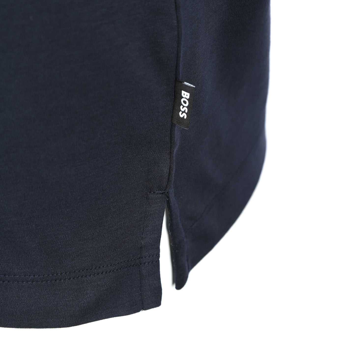 BOSS Parlay 185 Polo Shirt in Navy Logo Tab