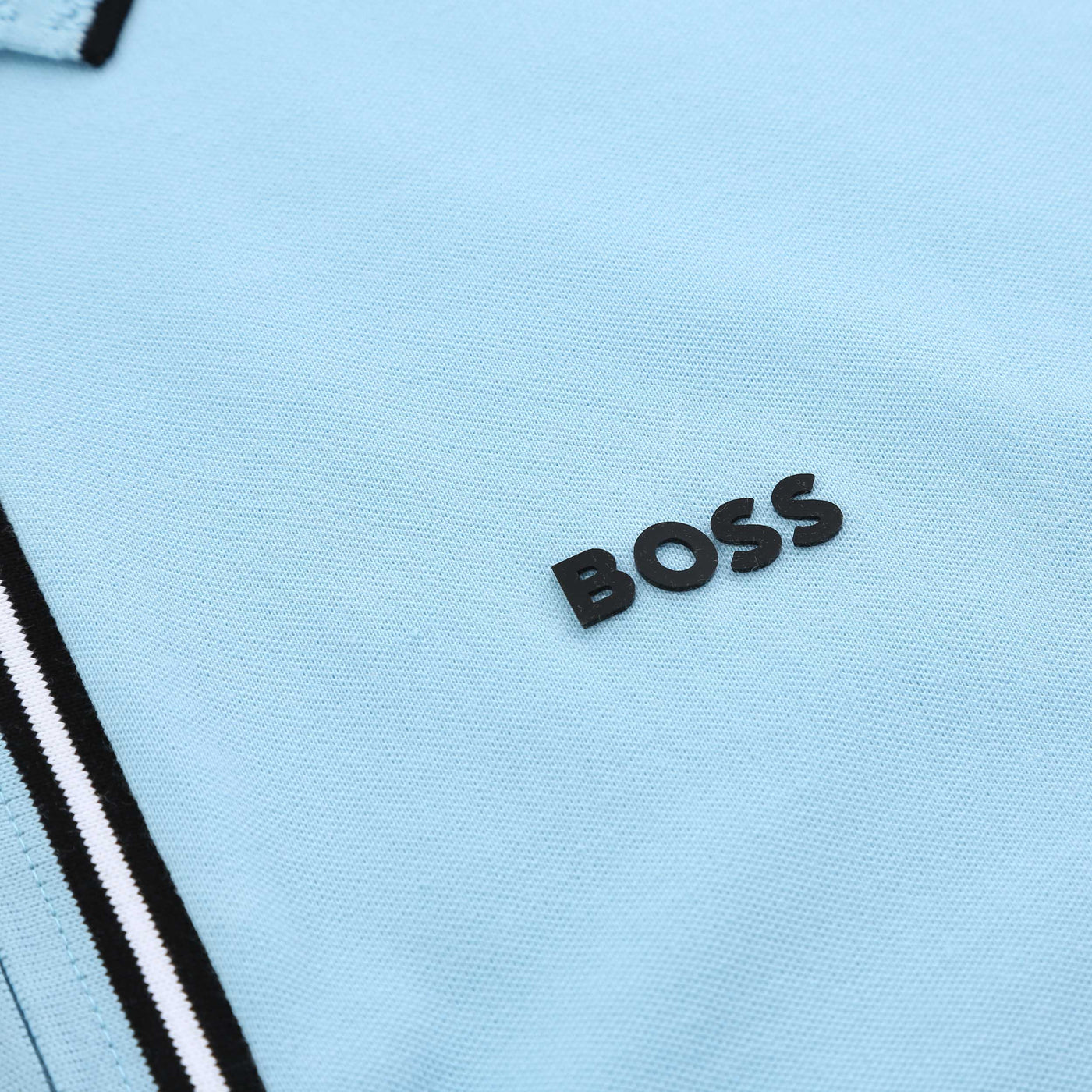 BOSS Philix GOC Polo Shirt in Sky Blue Logo