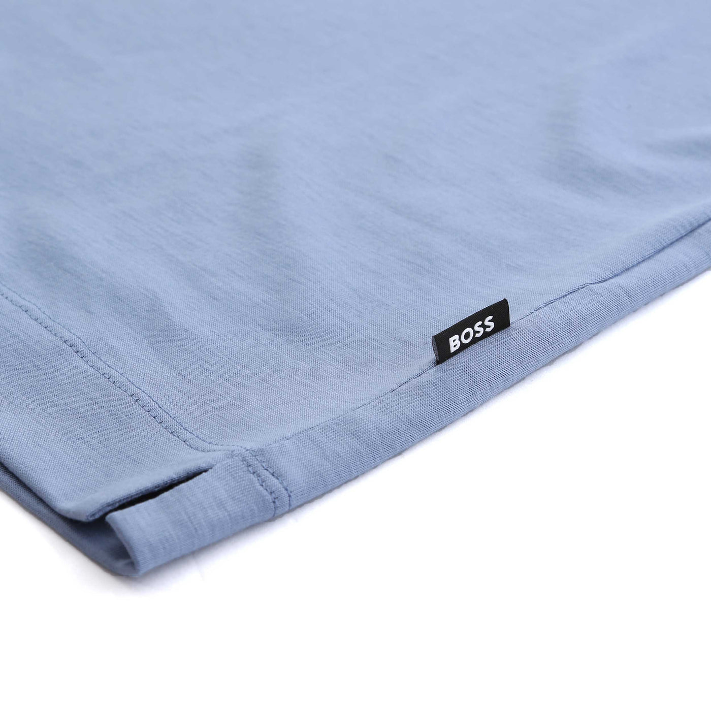 BOSS Press 50 Polo Shirt in Sky Blue Logo Tab