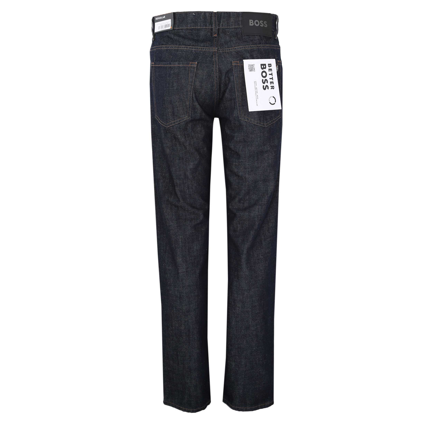 BOSS Re Maine BO BF Jean in Dark Blue Raw Denim Back