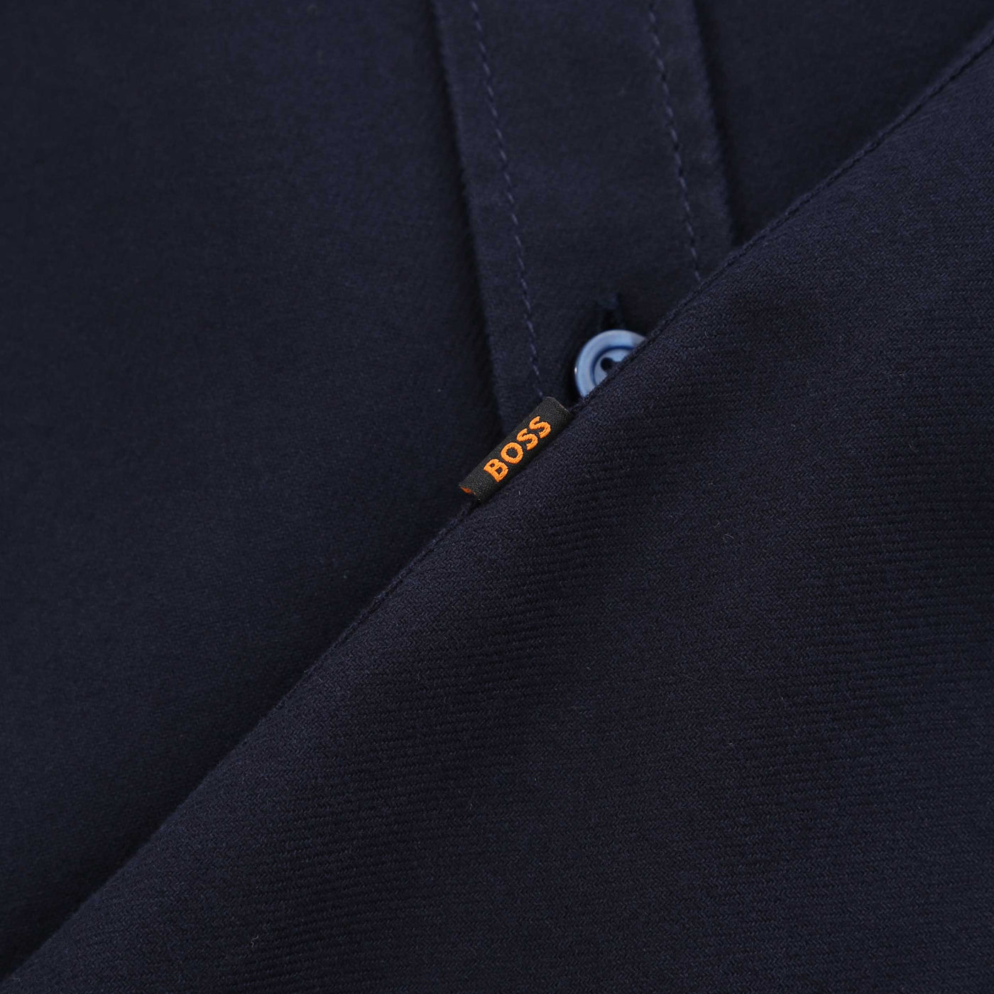 BOSS Rickert M Shirt in Dark Blue Logo Tab