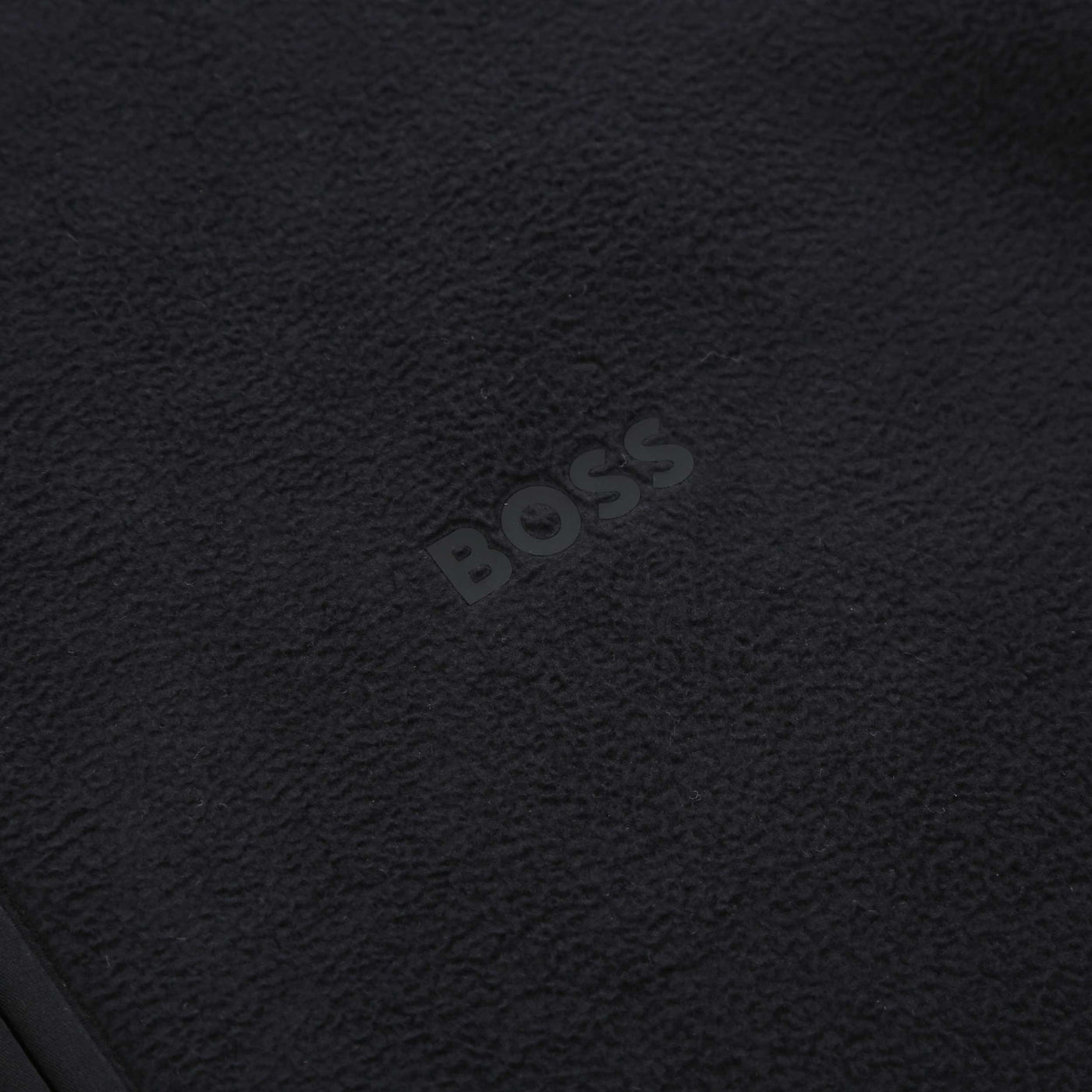 BOSS SW Hole 19 Snuggel Hooded Sweat Top in Black Logo