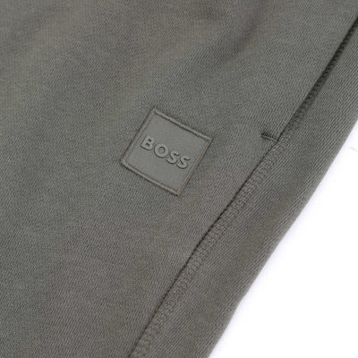 BOSS Sestart Sweatpant in Open Grey Logo