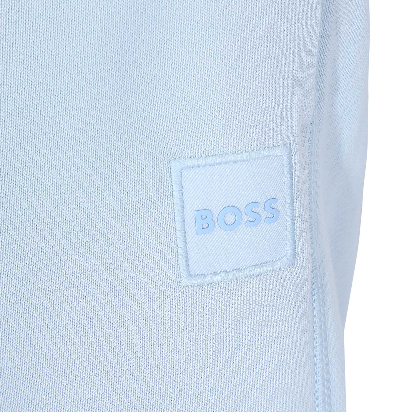 BOSS Sewalk Sweat Short in Sky Blue Logo