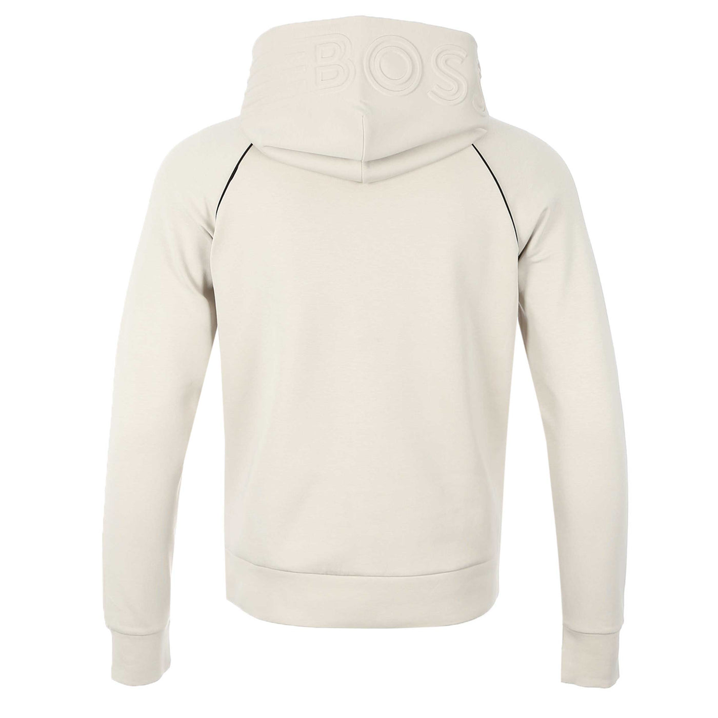 BOSS Soody 1 Hoodie Sweatshirt in Light Beige Back