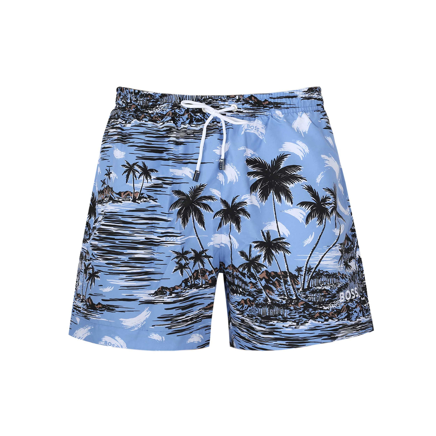 BOSS Springfish Swim Short in Sky Blue