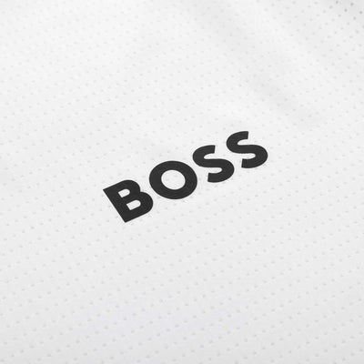 BOSS TS TOC Matchball T Shirt in White logo